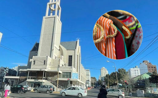 Cáritas organiza una feria de ropa solidaria en el subsuelo de la Catedral de Comodoro