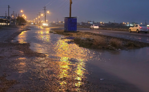 Las lluvias provocaron una gran acumulación de agua en Próspero Palazzo