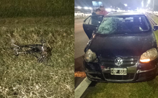 Un nene de 9 años andaba en bici, no supo frenar, se metió a una autopista y murió atropellado