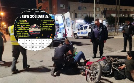 «Me dejó imposibilitada»: fue atropellada por un motociclista y organiza una rifa para sostener su hogar