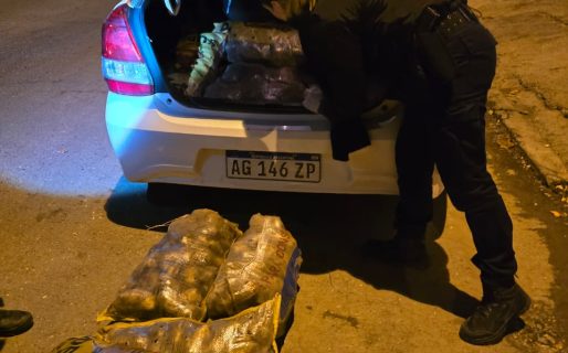 Pidieron un taxi para cargar la mercadería robada de un depósito y terminaron detenidos