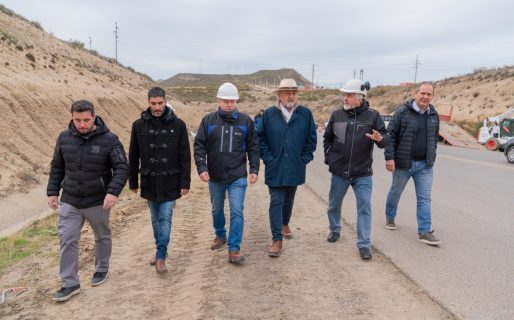 Othar supervisó el inicio del plan de obras eléctricas en el Camino Roque González