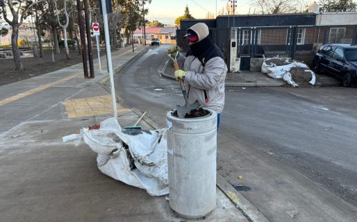 Se realizaron intensos trabajos de limpieza, reparación de luminarias y mobiliario en espacios públicos de zona norte