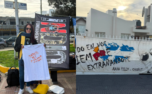 Las postales de los fanáticos del Indio en Comodoro