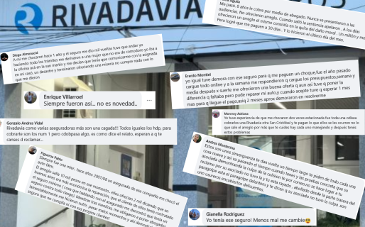 Decenas de usuarios destrozaron a Rivadavia Seguros por pésima atención y magras ofertas de pago