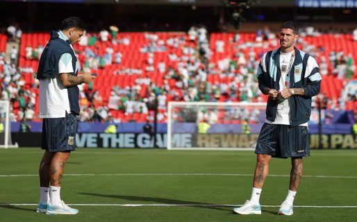 La cábala intacta: el ritual de Paredes y De Paul con los caramelos en la previa del debut de la Selección