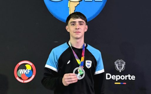 El comodorense Franco Moroncini hizo podio en el Sudamericano de Karate