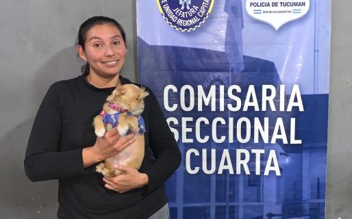 Allanaron una casa y recuperaron una caniche robada
