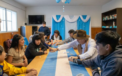 Othar acompañó los festejos por el Día de la Bandera en el Centro de Inclusión «La Esquina»