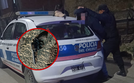 Vio al patrullero, arrojó un revólver cargado al piso y terminó detenido