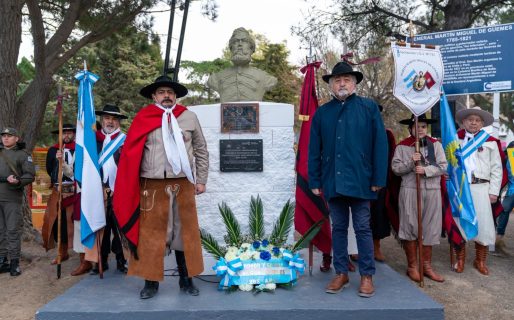Othar presidió el homenaje a Gral. Martín Miguel de Güemes en su 205° aniversario