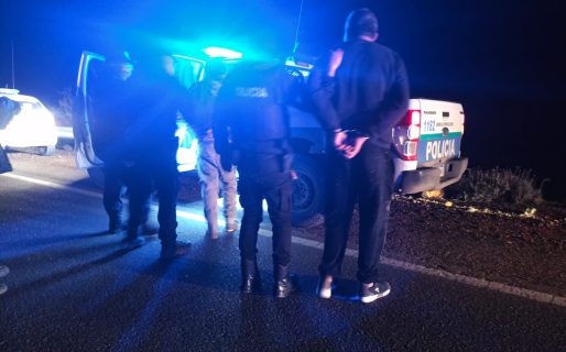 Golpe al robo de cables en la Ruta 26: Cuatro detenidos tras un operativo cerrojo con drones en plena noche