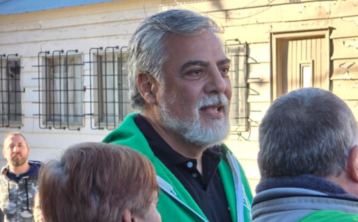 Se sumó Quiroga al reclamo en Comodoro y la jornada continúa con graves incidentes y destrozos