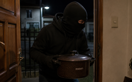 Delincuentes entraron a la casa de una anciana de 85 años mientras dormía y se llevaron hasta la olla essen