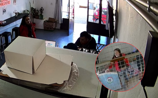 Otra pareja atrapada por las cámaras de seguridad: fueron grabados robando y merodeando