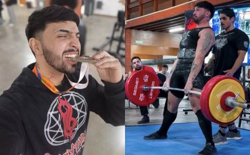 El comodorense Antonio Fuentes brilló en el Nacional de Powerlifting con dos récords argentinos