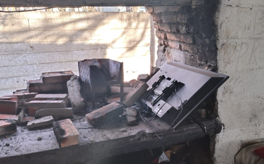 Vandalizaron el club Petroquímica destrozando la parrilla del buffet