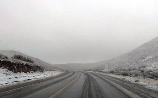 Vialidad Nacional pide extrema precaución por presencia de hielo en la Ruta 3 hacia Garayalde