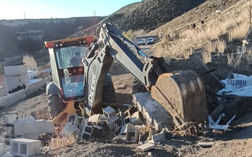 El Municipio intervino en barrio Laprida para mitigar riesgos hídricos y frenar ocupaciones irregulares