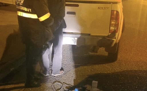 Fue sorprendido por la Policía mientras intentaba escapar caminando con elementos robados 