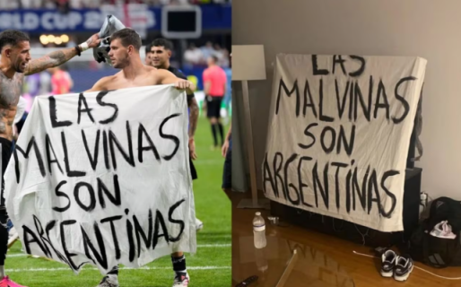 Habló el hincha de la Selección que pintó la bandera de Malvinas: “Fue una locura”