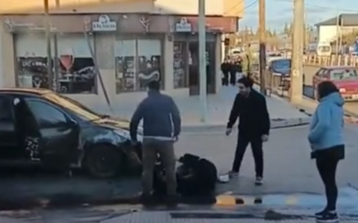 Cuatro personas terminaron a las piñas tras una discusión de tránsito