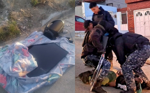 Una mujer redujo al delincuente que acababa de entrar a robarle a su casa