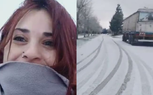 “Nos sorprendió”: la emoción de los vecinos que amanecieron con un paisaje blanco por las nevadas en la provincia de Buenos Aires