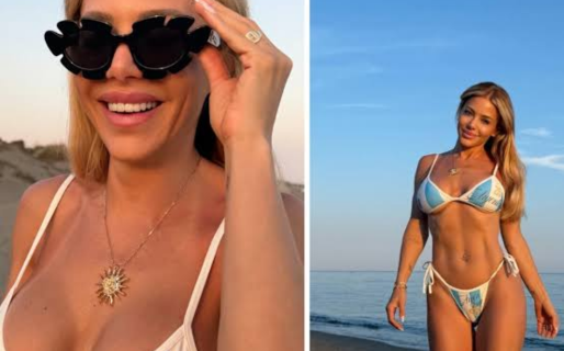 Evangelina Anderson deslumbró con una sesión de fotos en bikini y un guiño para la Selección: “Siempre alentando”