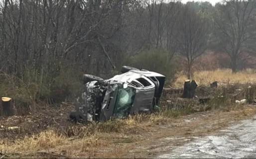 Tragedia en Chubut: murió un hombre tras un choque frontal en una ruta afectada por el hielo y la nieve