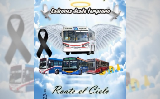 «El cielo ganó un ángel»: El insólito y viral video de TikTok para despedir a los colectivos de Patagonia Argentina