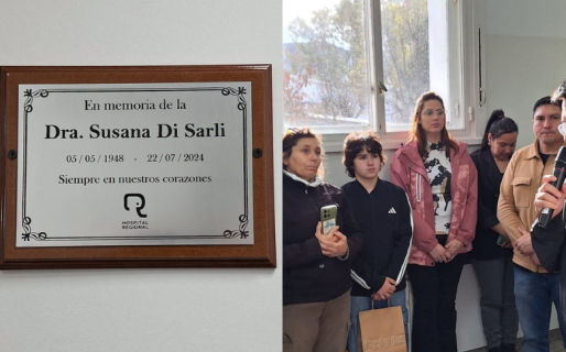 Un reconocimiento para toda la vida: homenajearon a la Dra. Susana Di Sarli en el Hospital Regional