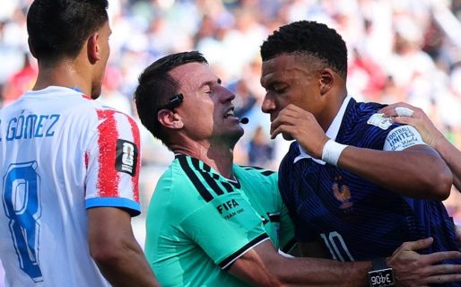 El insulto “argentino” de Kylian Mbappé a un rival en el partido entre Francia y Paraguay