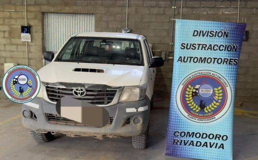 Detectaron una camioneta con pedido de secuestro activo y la incautaron en Comodoro