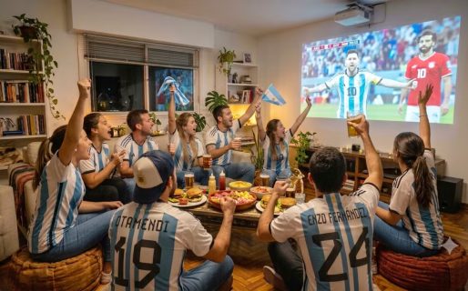 Se duplicaron las búsquedas de proyectores y la pasión por la Selección también se refleja en el consumo durante el Mundial