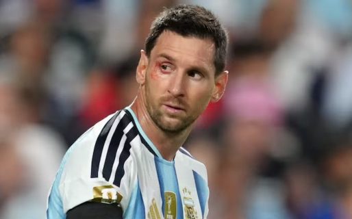 Qué le pasó a Lionel Messi debajo del ojo en el partido contra Suiza