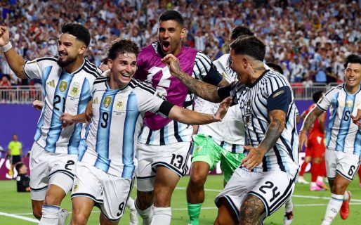 Con dos goles en el alargue, la Selección argentina le ganó a Suiza y jugará las semifinales contra Inglaterra