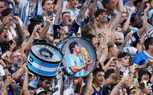 La célebre presencia en la semifinal ante Inglaterra que llenó de ilusión a los hinchas argentinos