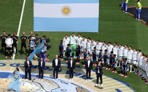 El emotivo momento en que jugadores e hinchas entonaron el himno argentino en la final del Mundial