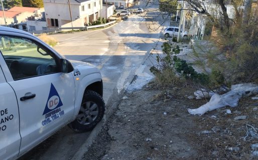 Defensa Civil intensifica recorridos por la formación de hielo y advierte sobre pérdidas de agua congeladas
