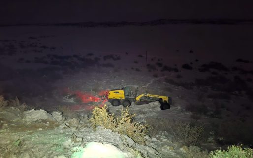 Tragedia en la Cordillera: Un maquinista de Vialidad falleció al caer su motoniveladora a un precipicio en la Ruta 260