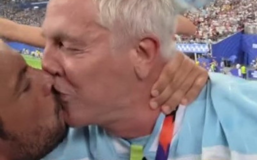 Marley, a los besos en pleno festejo de Argentina: quién es el hombre