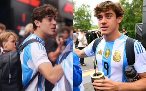Colapinto habló antes de correr el GP de Bélgica: “Estoy más nervioso por la final de Argentina que por la carrera”