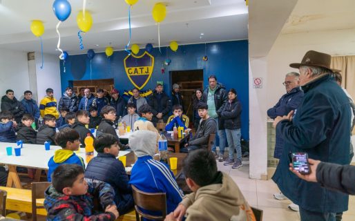 El intendente acompañó el acto por el centenario del Club Talleres Juniors