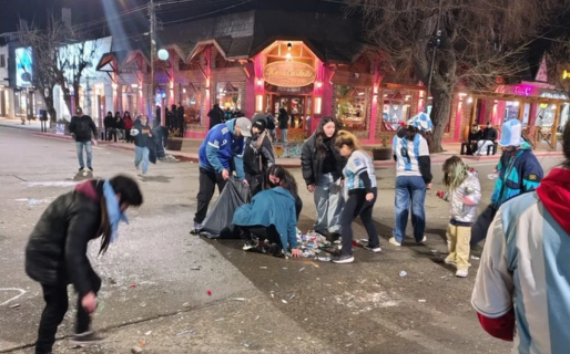 Pasión y limpieza tras la victoria de Argentina: el gran gesto de la hinchada en Esquel
