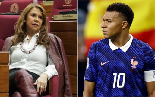 La reacción de la senadora paraguaya que se cruzó con Mbappé a la eliminación de Francia en el Mundial