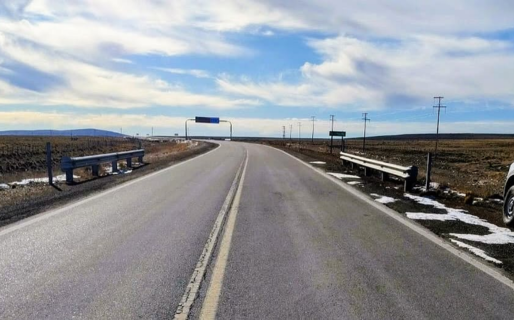 Rutas de Chubut: todos los accesos están habilitados pero piden circular con precaución por las heladas