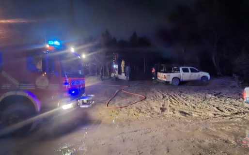 Un incendio provocó daños en una vivienda del Cordón Forestal