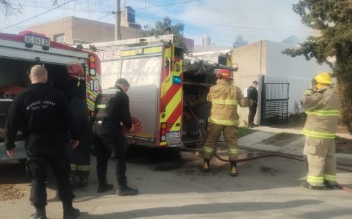 Alarma por un incendio en una casa de Rada Tilly
