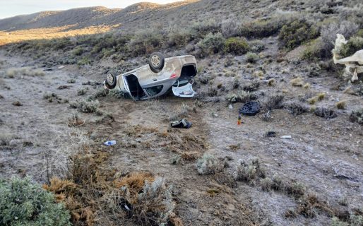 Una camioneta despistó por la presencia de hielo sobre la calzada a la altura de B° Padre Corti
